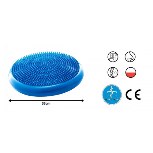 Балансировочная платформа  4FIZJO PRO+ 33 см 4FJ0022 Blue - фото №3